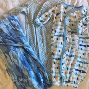 Magnificent Baby gown and Miracle Blanket Swaddle